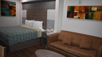 Deluxe Single Room, 1 King Bed, Smoking | Living area