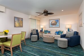 En 50-tommers LCD-TV med kabel-kanaler samt TV