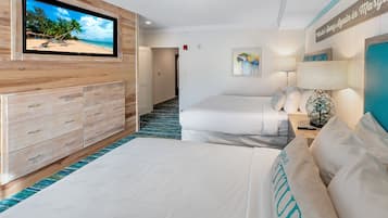 1 bedroom, premium bedding, down comforters, pillowtop beds