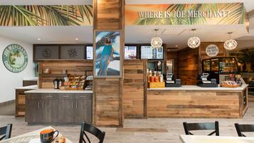 Daily cooked-to-order breakfast for a fee