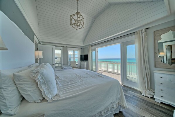 4 bedrooms, memory foam beds, iron/ironing board, WiFi