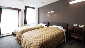 ห้องทวิน, ปลอดบุหรี่ (A) | โต๊ะทำงาน, Wi-Fi ฟรี, ผ้าปูที่นอน