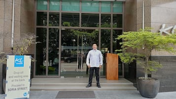 Entrée de l’hébergement