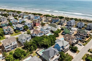 Exterior - Crown Blessing | 198 ft from the Beach | Dog Friendly, Private Pool, Hot Tub | Corolla (Corolla)