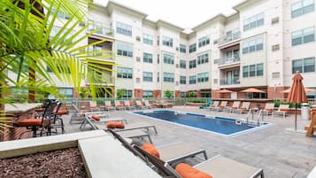 Seasonal outdoor pool