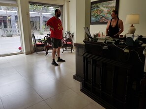 Interior entrance