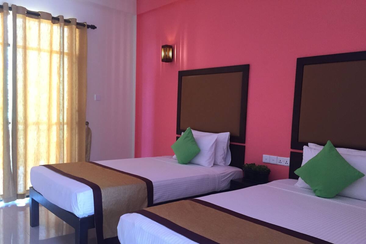 1 bedroom, hypo-allergenic bedding, down duvets, memory-foam beds