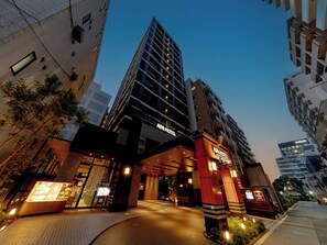 Majoituspaikan julkisivu