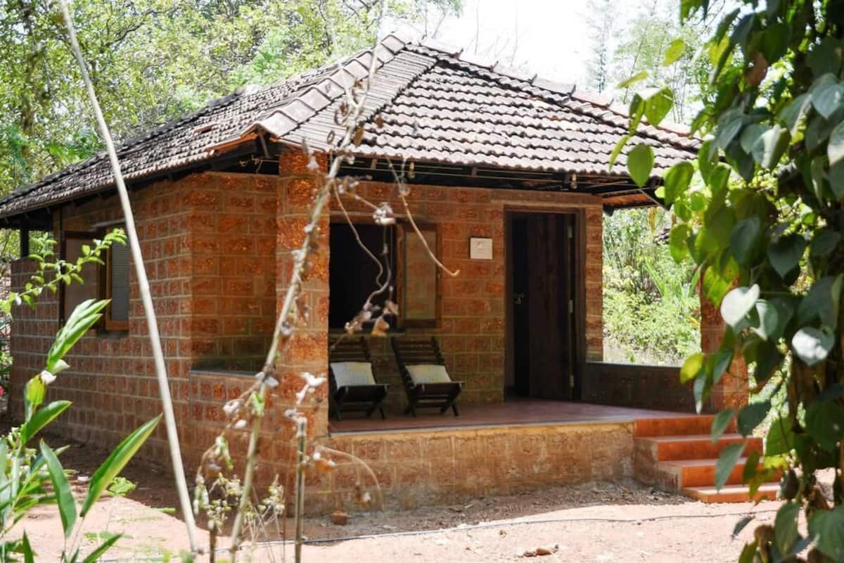 Bangalô superior, 1 quarto, terraço, vista para o jardim | Sacada