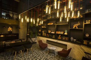 Sitteområde i lobbyen