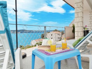 Family Suite, 2 Bedrooms, Balcony, Sea View | Balcony