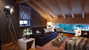 公寓, 1 间卧室 (Gipfelluft) | 起居区 | 平板电视、DVD 播放器