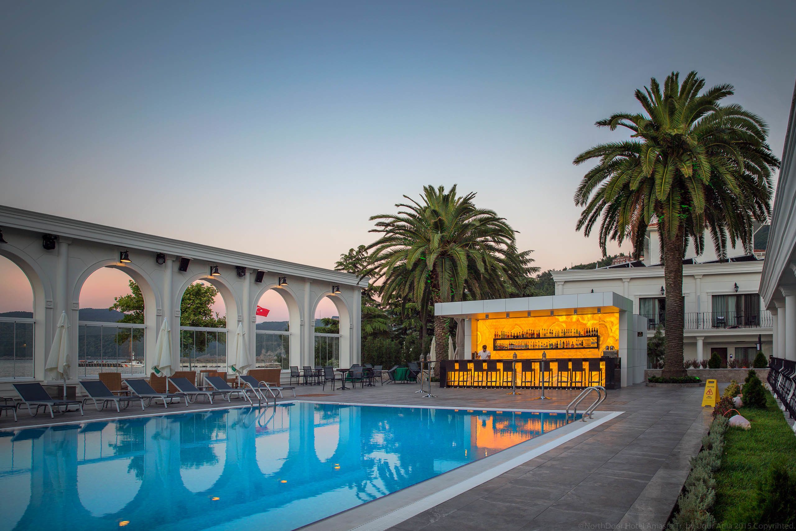 Seasonal outdoor pool