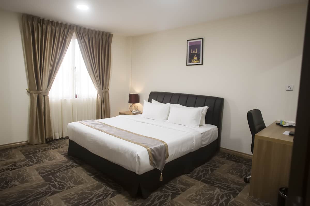 Camera Executive, 1 letto king | 1 camera, biancheria da letto di alta qualità, copriletto in piuma