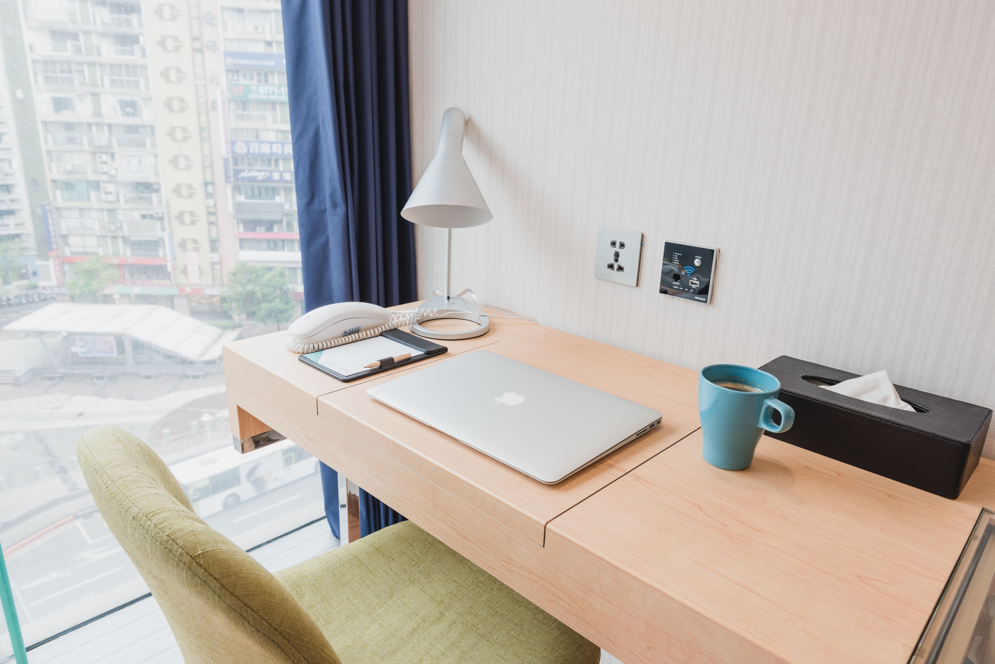 business double or twin room, city view | down duvets, free minibar, in-room safe, desk