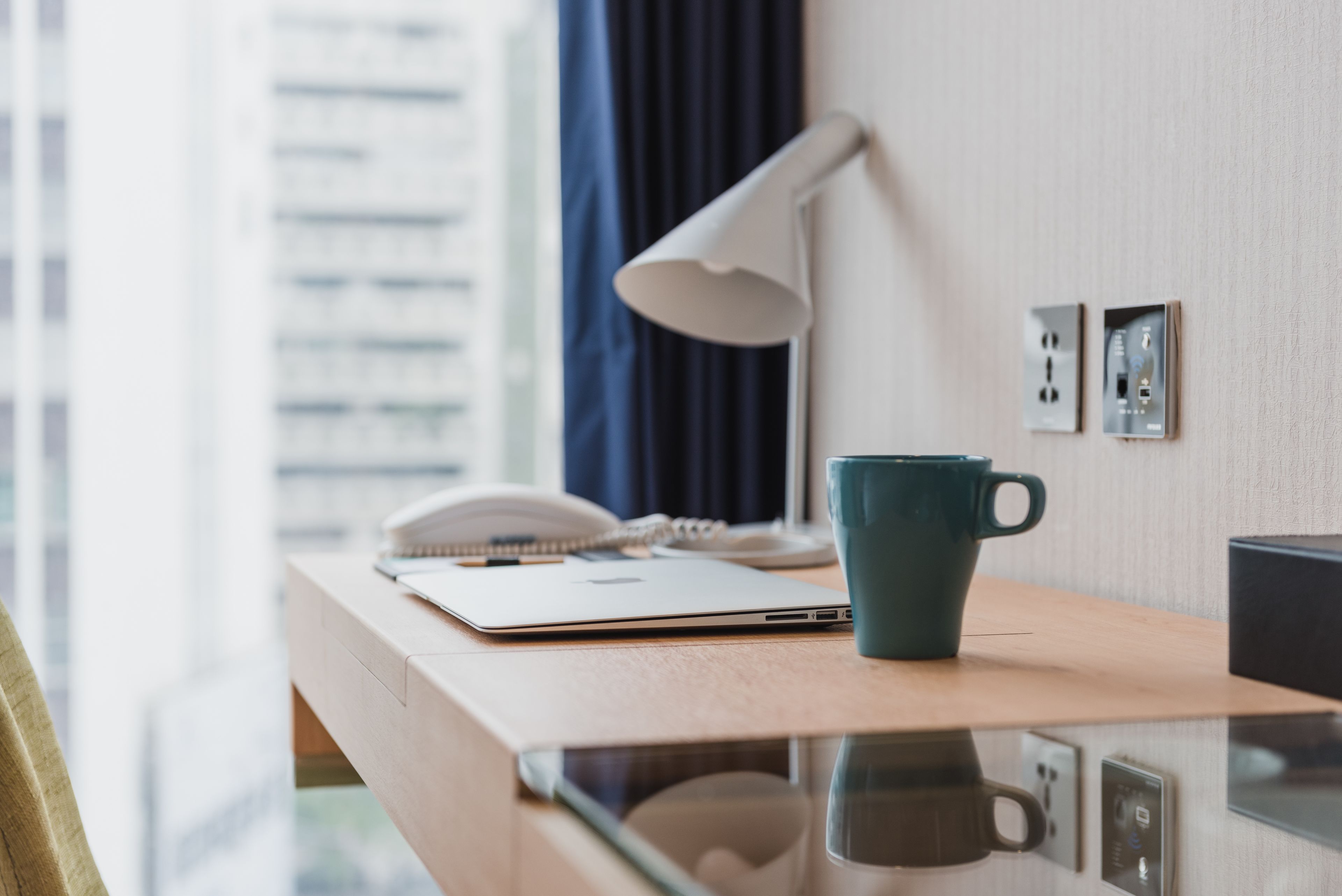 business double or twin room, city view | down duvets, free minibar, in-room safe, desk