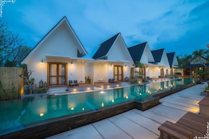 1 quarto, roupas de cama premium, frigobar, cofres nos quartos