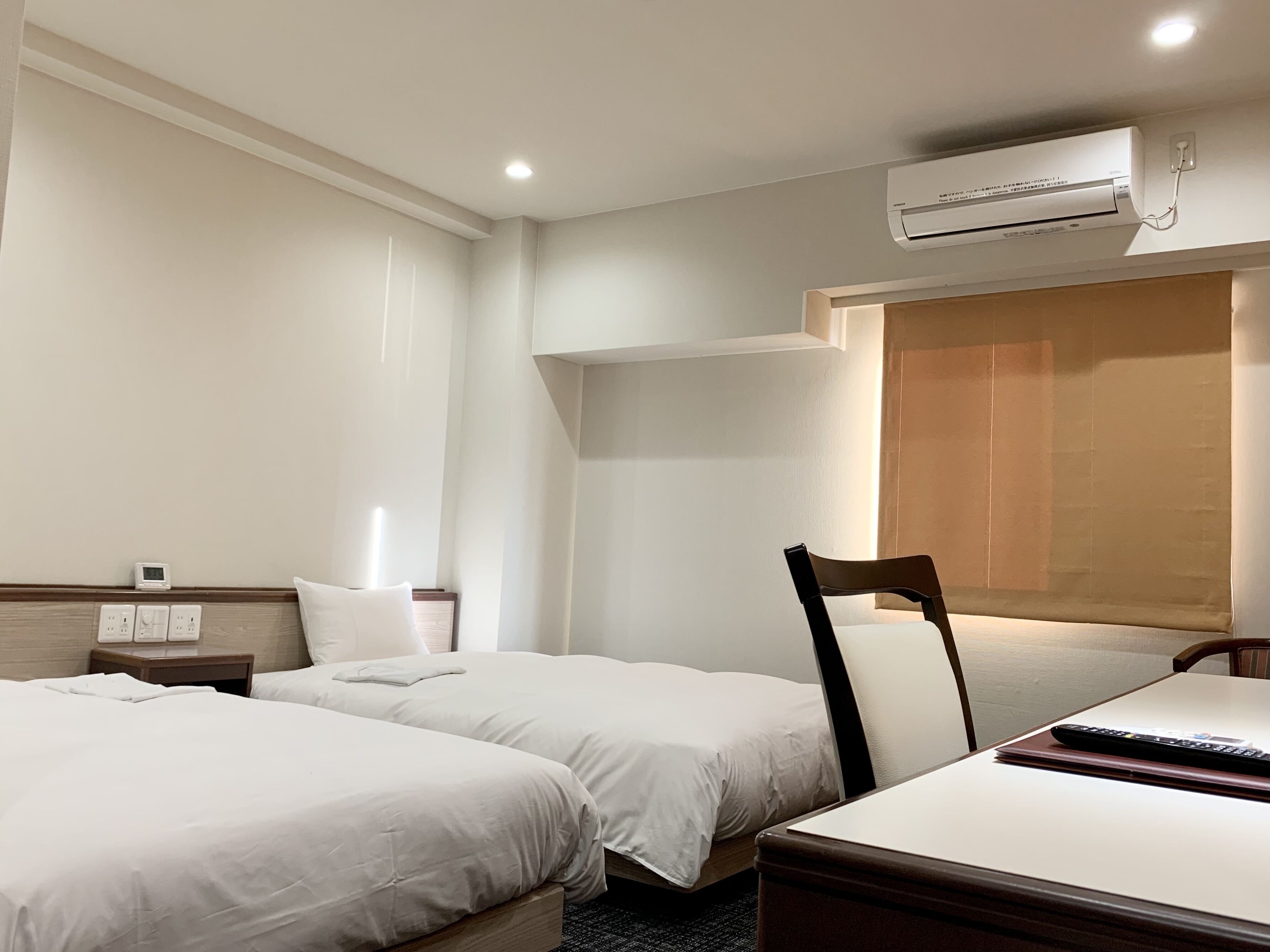 Basic Twin Room, 2 Twin Beds, Non Smoking | Desk, blackout drapes, iron/ironing board, free WiFi