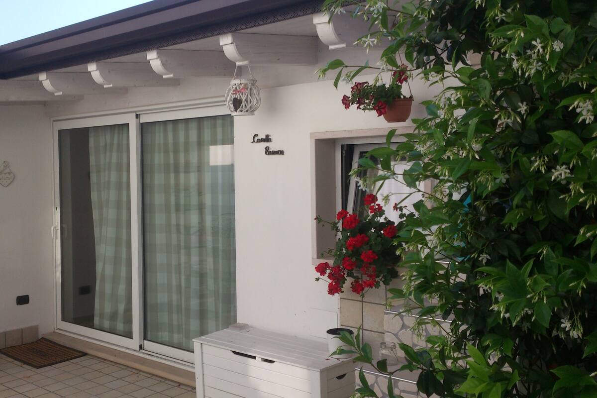Dobbeltrom, privat bad | Terrasse/patio
