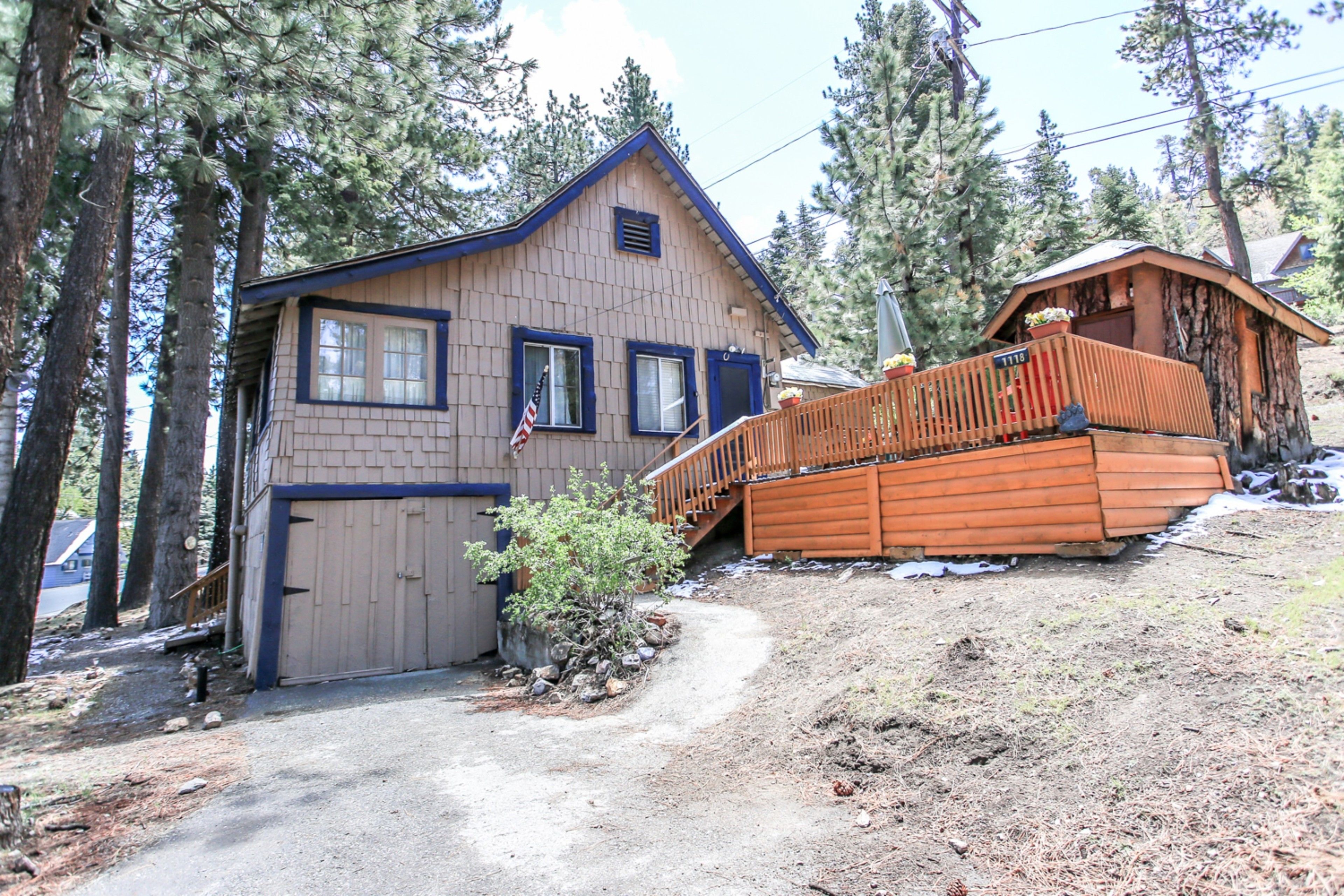 Overnatningsstedets facade