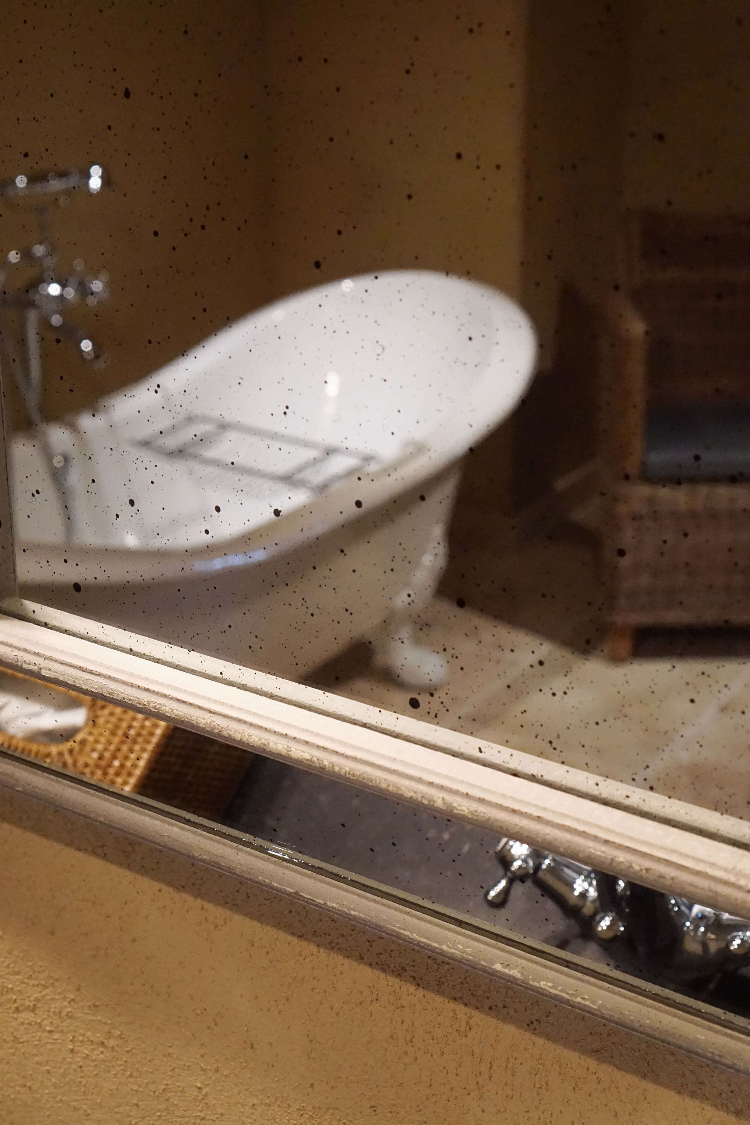 luxury suite, 1 king bed | bathroom | separate bathtub and shower, rainfall showerhead, designer toiletries