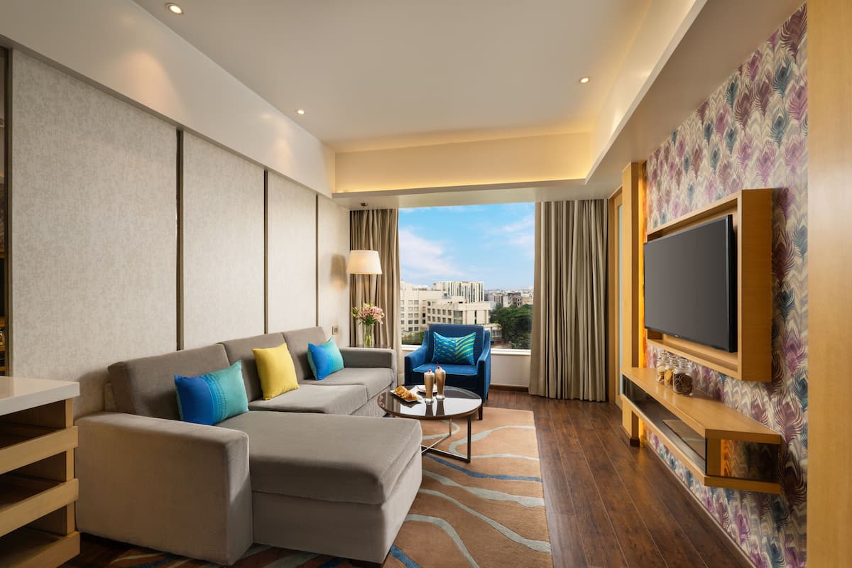 Premium suite | Woonruimte | Een televisie