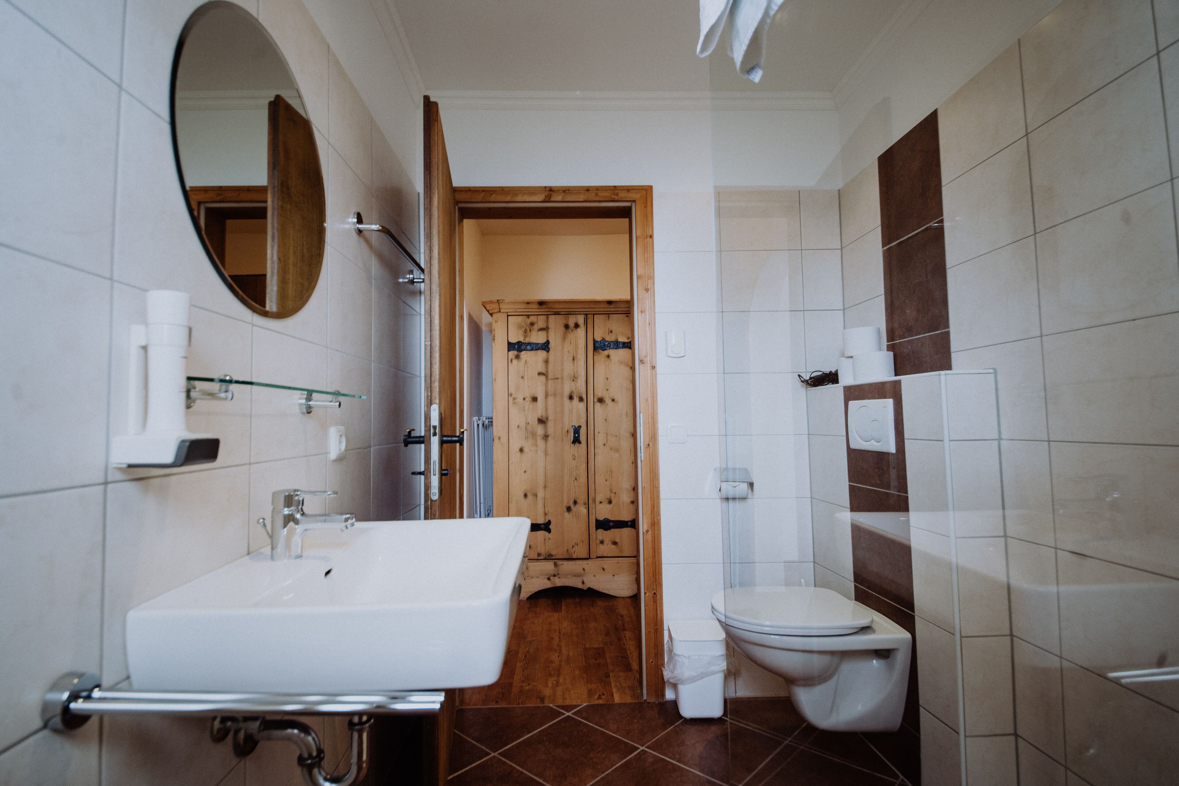 apartment, 2 bedrooms, balcony (gipfelstürmer, incl. cleaning eur 100) | bathroom | shower, hair dryer, towels, soap