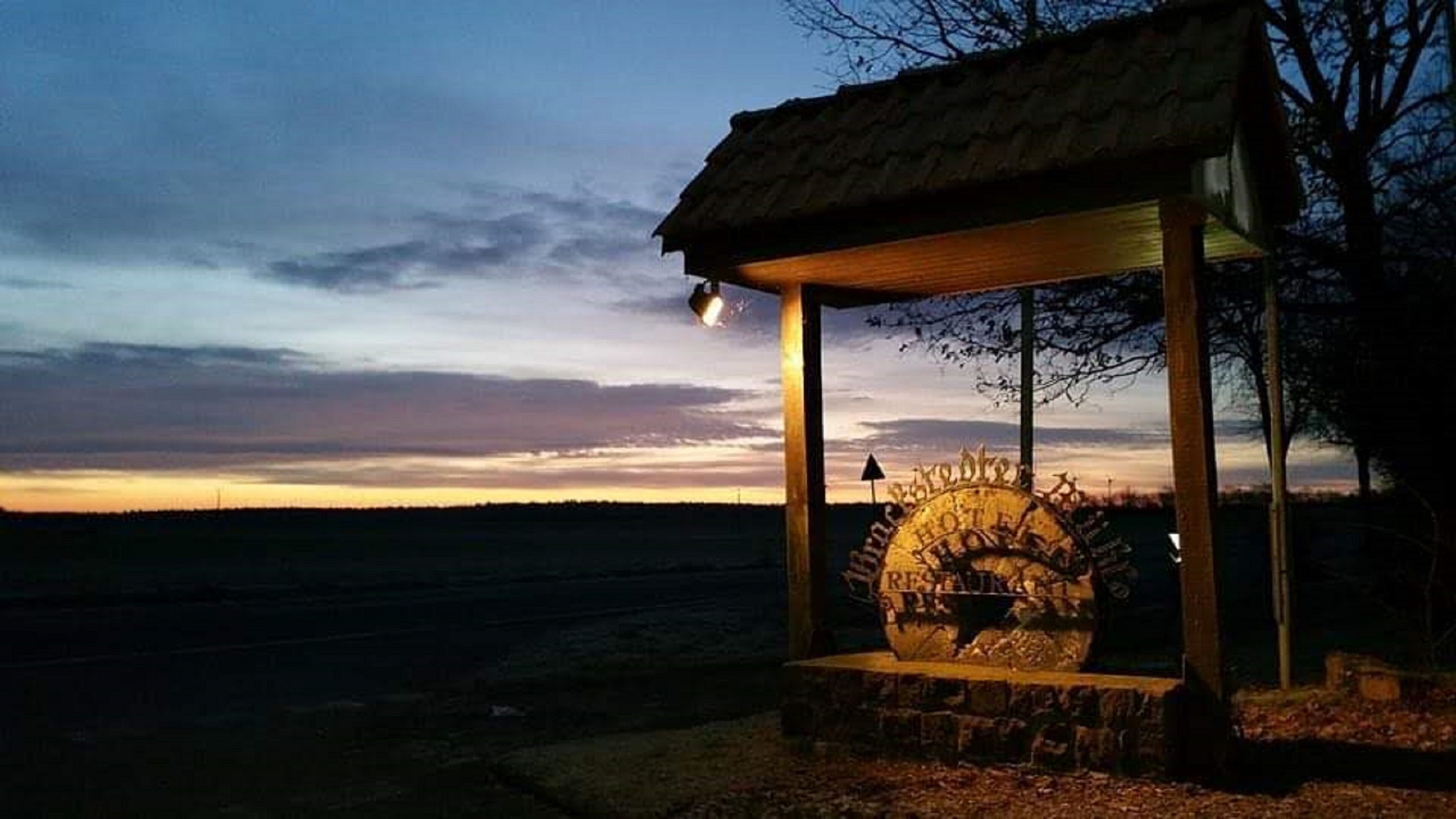 front of property – evening/night