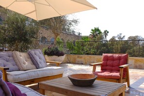 Terrace/patio - Charming house Jaffa Sea View Jacuzzi Y1 (Tel Aviv)