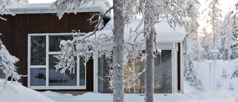 Majoituspaikan julkisivu