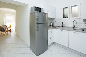 Superior-Apartment, 2 Queen-Betten, 2 Bäder | Eigene Küche | Kühlschrank, Herdplatte, Wasserkocher, Kochgeschirr/Geschirr/Besteck