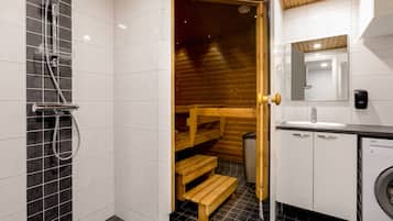 Appartement, 2 chambres, sauna | Salle de bain