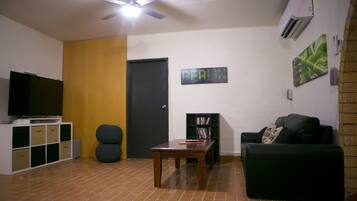 House, 4 Bedrooms | Living area | Flat-screen TV, DVD player