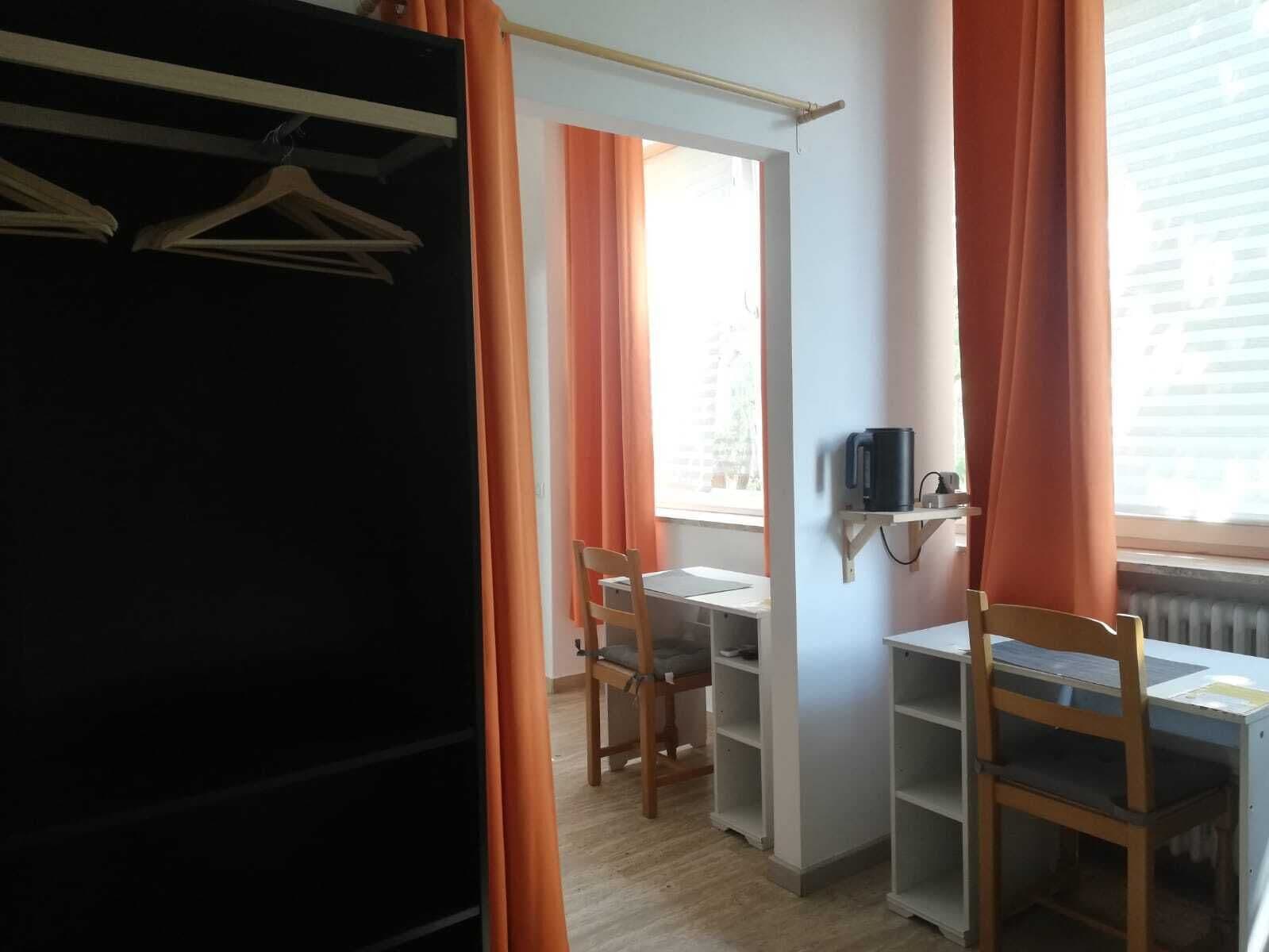 basic twin room, accessible, ensuite | down duvets, individually decorated, desk, blackout curtains