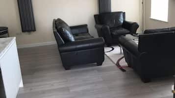 50-inch flat-screen TV with digital channels, TV