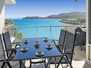 Superior Apartment, 2 Bedrooms, Pool Access, Ocean View | Balcony - 1 Bright Point Apartment 2305 (Nelly Bay)