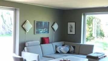 Ferienhütte, 3 Schlafzimmer | Wohnzimmer | Fernseher, Kamin