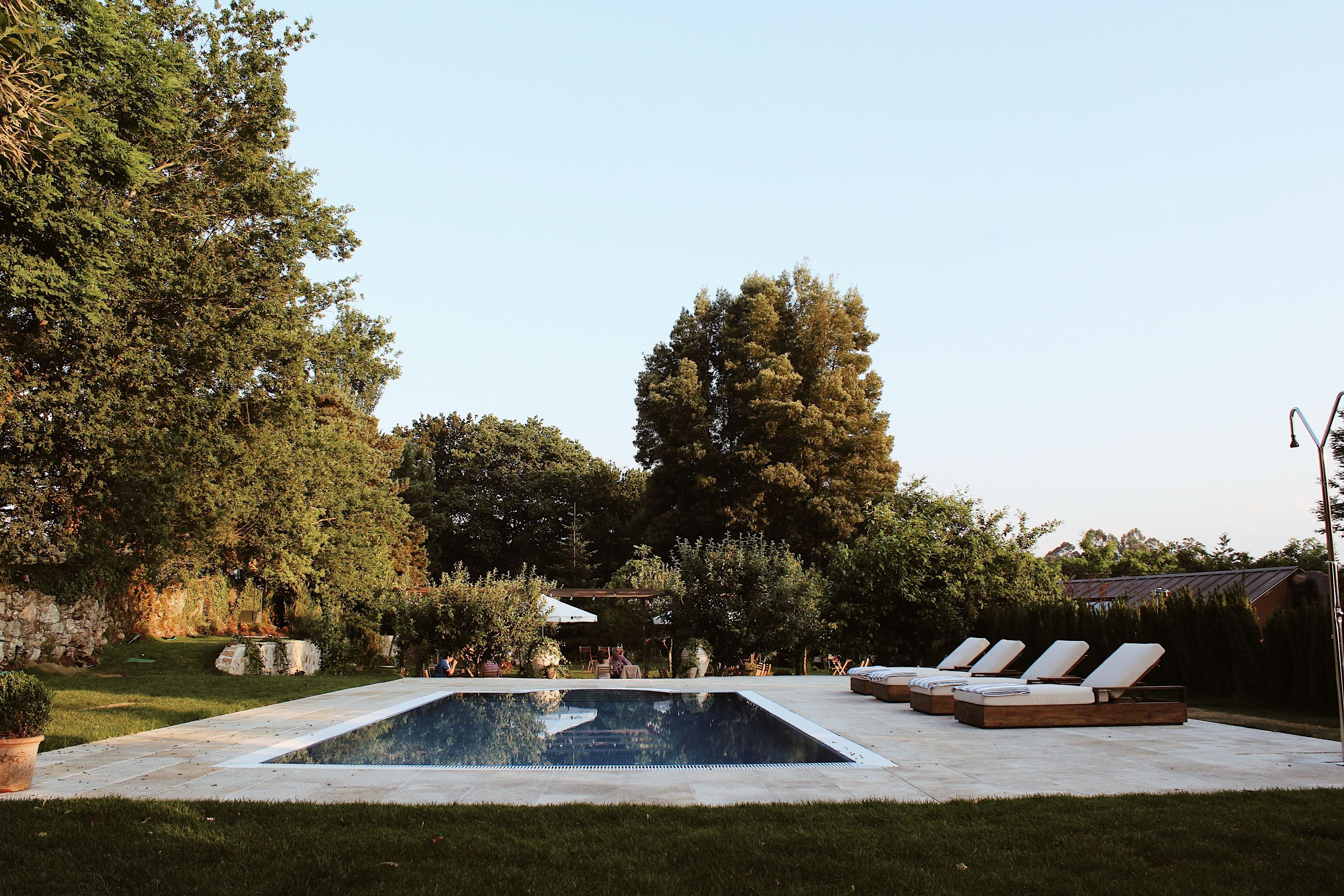 Seasonal outdoor pool