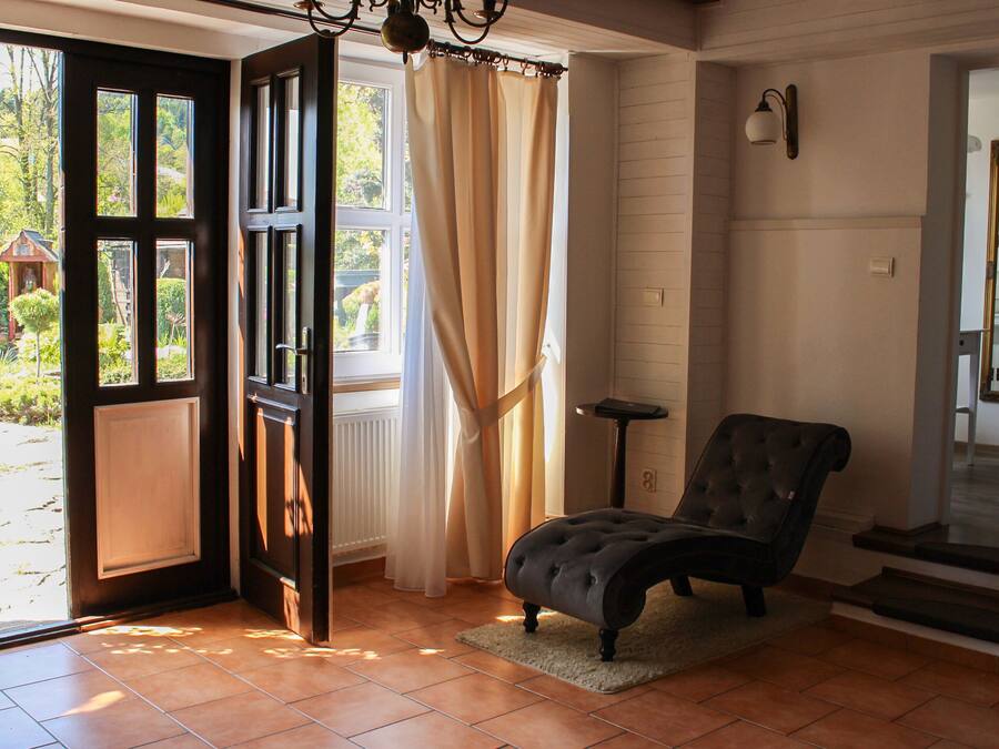 Quarto romântico, 1 cama Queen, suíte | Terraço/pátio
