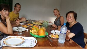 Daily cooked-to-order breakfast (USD 3.50 per person)