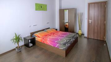 1 habitación y ropa de cama de alta calidad