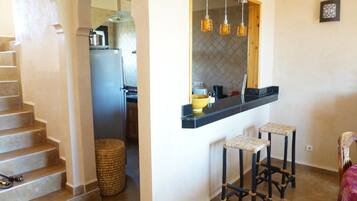 Villa, 3 Bedrooms | Private kitchen | Full-sized fridge, microwave, oven, stovetop