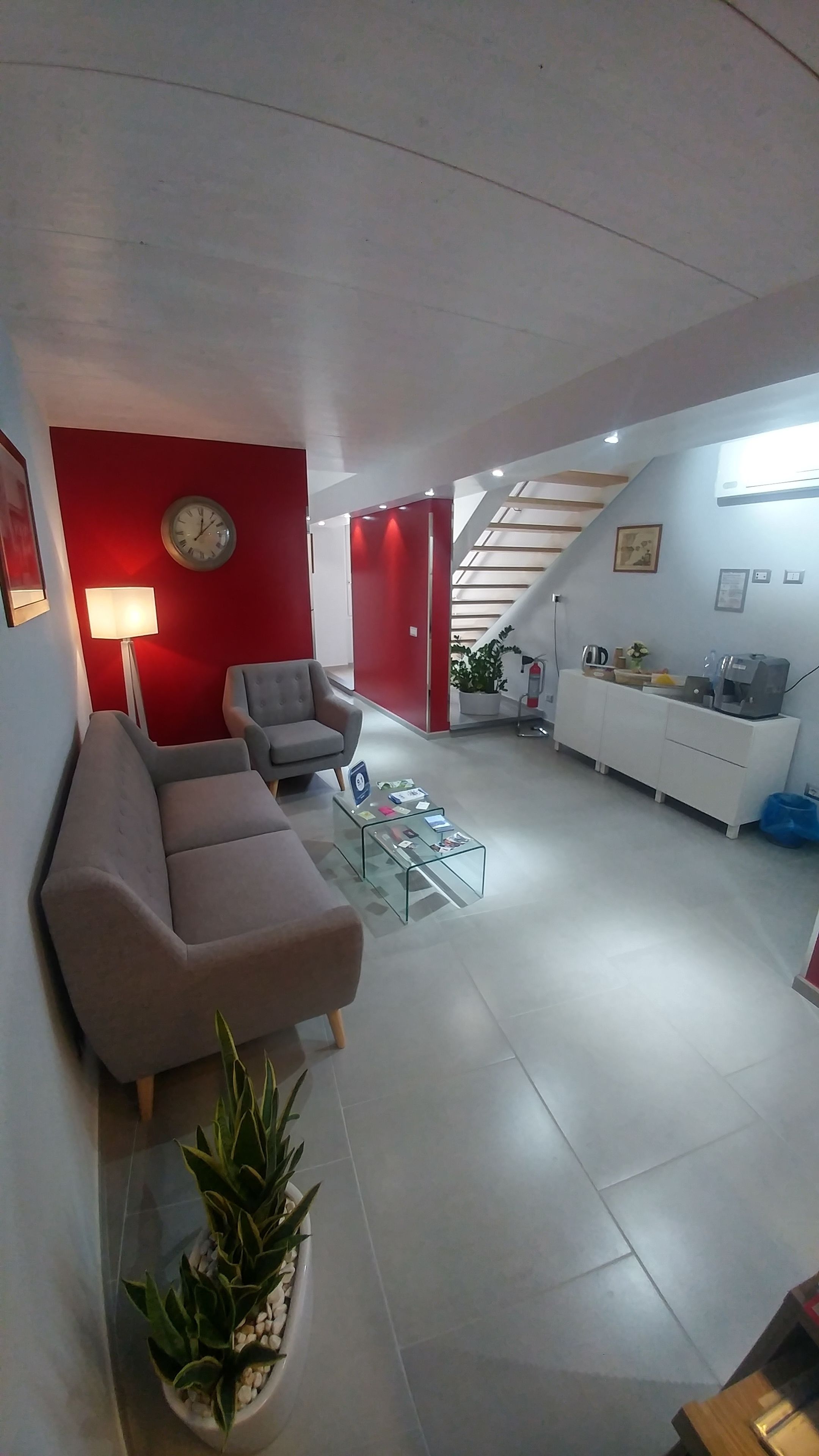 Sala de estar en el lobby