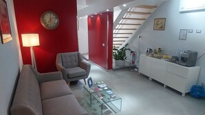 Sala de estar en el lobby