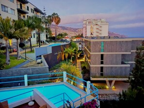 Habitació doble o amb dos llits individuals, vistes al mar | Vista des de l'allotjament