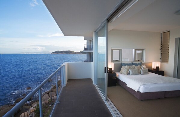 슈피리어 아파트, 침실 3개, 수영장 이용, 바다 전망 | 발코니