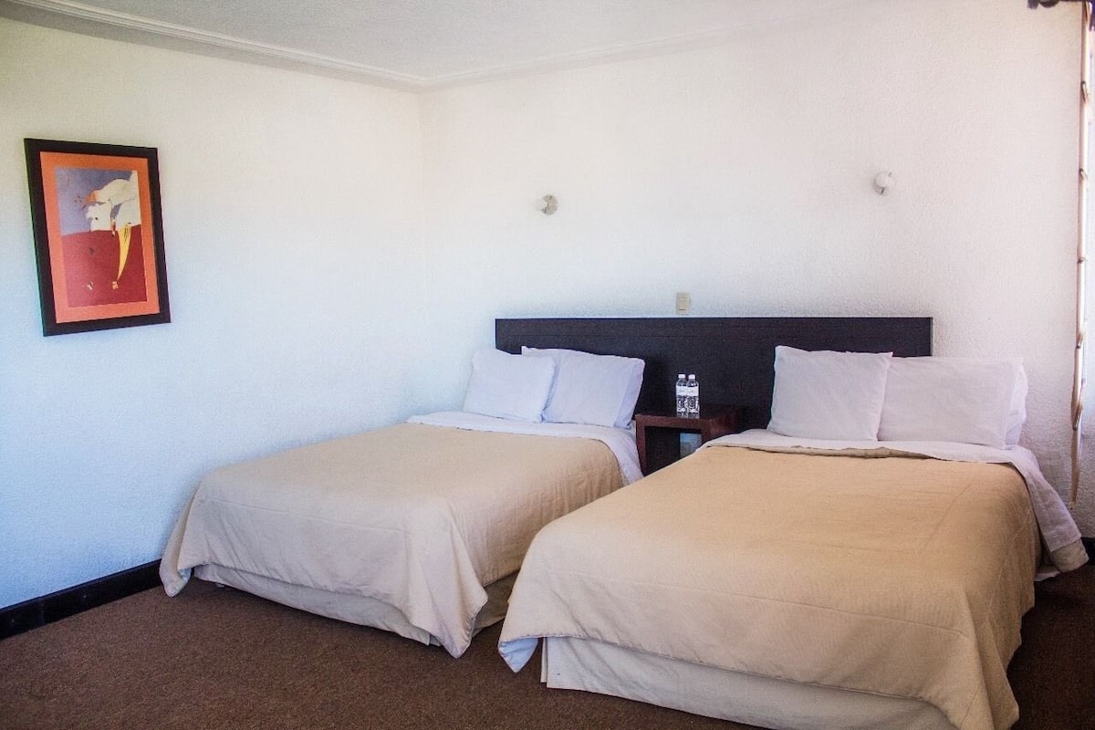 Habitación doble | Tabla de planchar con plancha y wifi gratis