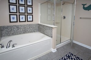 Condo, 3 Bedrooms, Oceanfront | Bathroom - Crescent Shores by Elliott Beach Rentals (North Myrtle Beach)