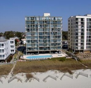 Am Strand, weißer Sandstrand