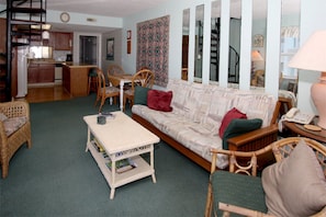 Living area - Nautical Watch by Elliott Beach Rentals (North Myrtle Beach)